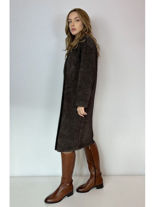 Passager Women's Short Half Coat Brown