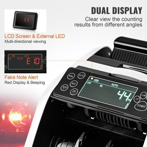 Vevor Money Counter with Speed 1000 Banknotes per Minute DCJH1UVMGIRDDFUJ5V2
