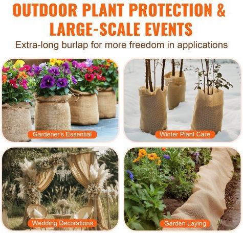 Vevor Плат за Декорация Burlap 14x150бр Бежов