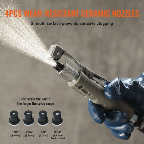 Vevor Sandblasting 5 Gallons 60-110 Psi 4 Nozzles Psg5jl6125ps7xjmjv0