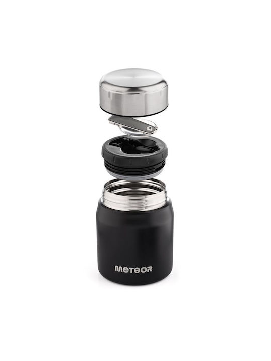 Meteor Δοχείο Φαγητού Inox Θερμός Γκρι 500ml