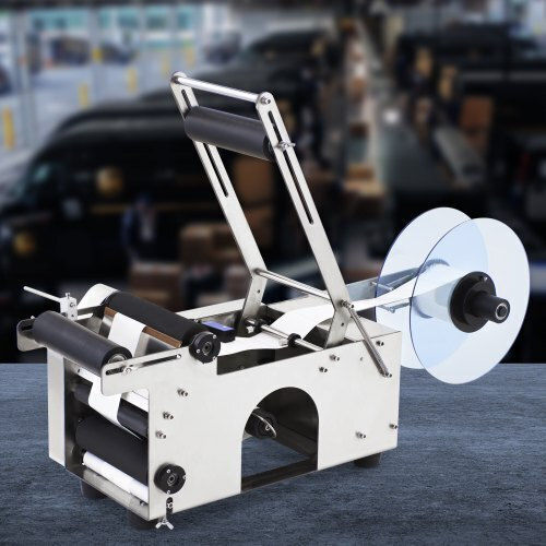 Mașină de Etichetat Sticle Vevor Mt-50 Semi-Automată Reglabilă 50 Bucăți pe Minut Sticle 12-90mm Mt-50yptbj0000001v2