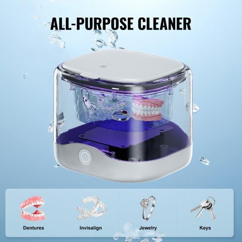 Vevor Ultrasonic Cleaner 200ml with Mechanical Timer