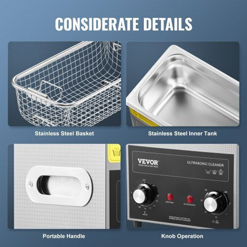 Vevor Ultrasonic Cleaner 3lt
