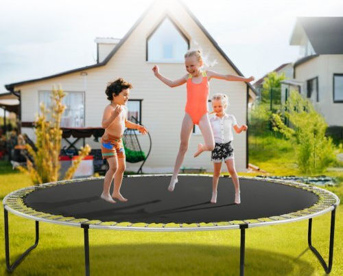 Vevor Replacement Trampoline Mat Frame 14ft 96 V-rings Springs 7" Yxbctd14yc96krj4xv0