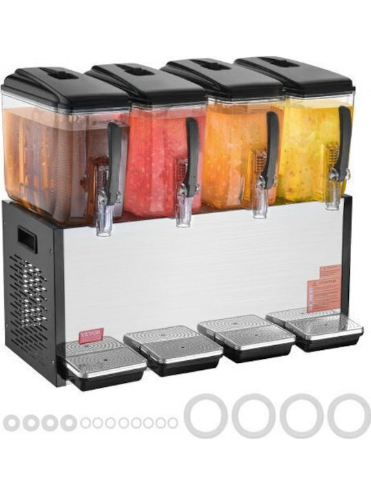 Vevor Διανεμητής Κρύων Ροφημάτων 4x12lt