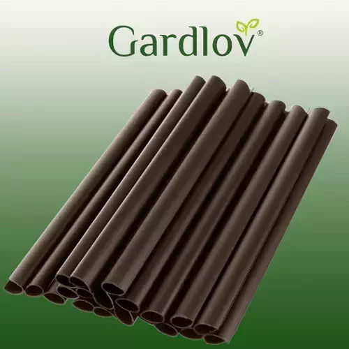 Gardlov Garden Fencing Tape for Fence from Plastic 1.25x19cm Brown