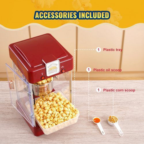 Vevor Commercial Popcorn Machine 300W