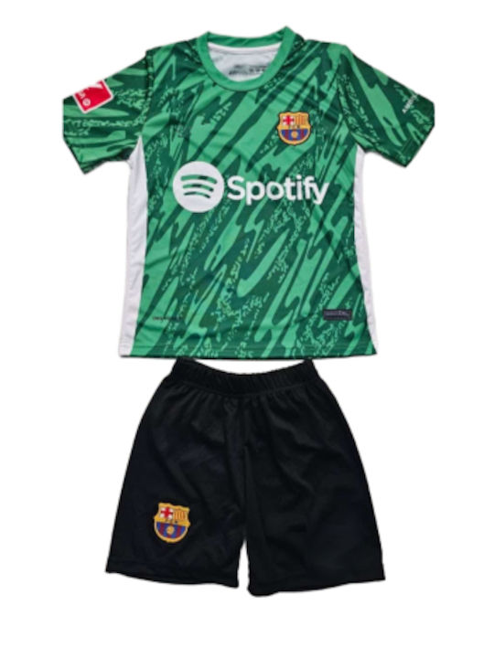 Set fotbal copii Ter Stegen Barcelona Verde Balón De Oro Verde Unisex Copii Fj959