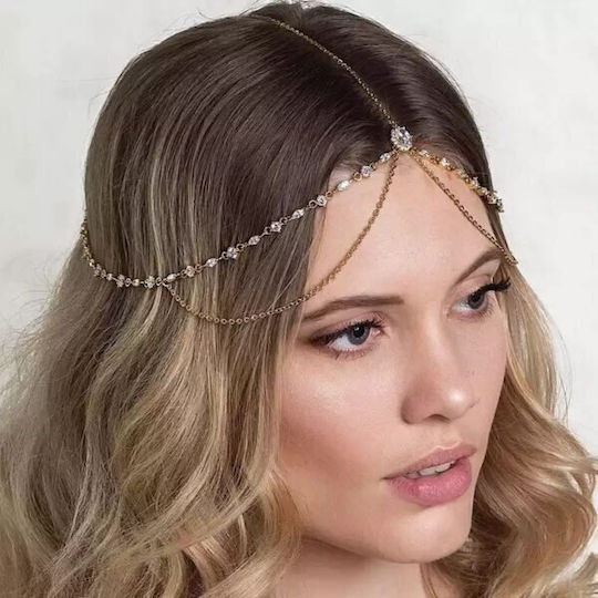 Κόσμημα Ζιργκόν Χρυσό Glory Bride Ac263 Hair Duty Hrd-ac263
