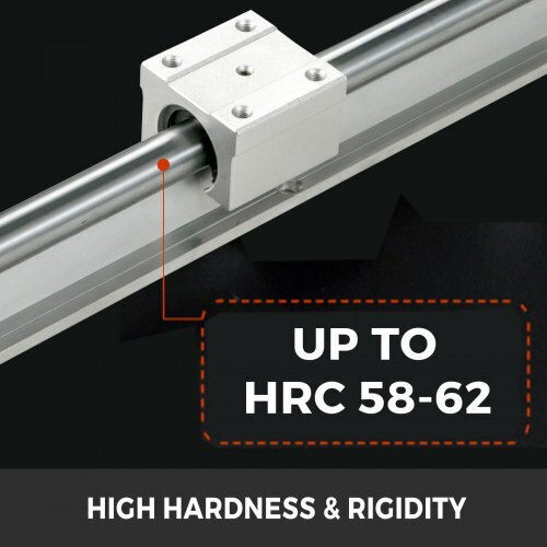 Vevor Σετ Γραμμικών Οδηγών Sbr16 500mm Ρουλεμάν Cnc Μηχανές Zxdgsbr16-500mm01v0