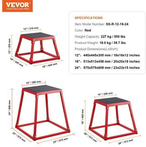 Vevor Plyometric Box 3 Pieces