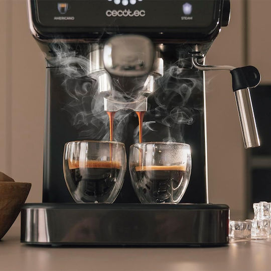 Cecotec Power Espresso Touch Cold Μηχανή Espresso 1350W Πίεσης 20bar Μαύρη