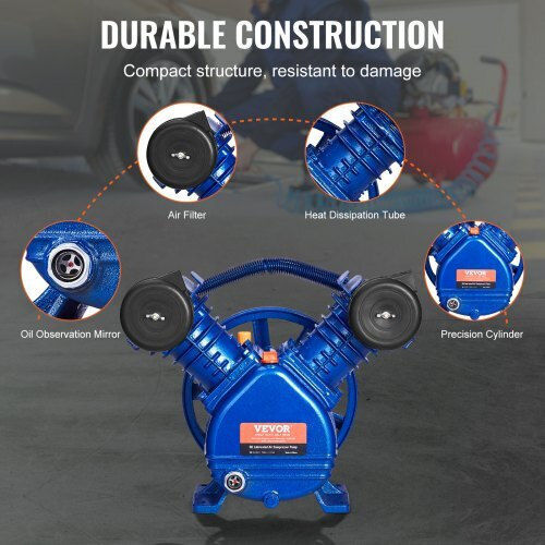 Vevor Two-cylinder Single Stage Air Compressor Head KQYSJBTSGBTCJ23V6V0