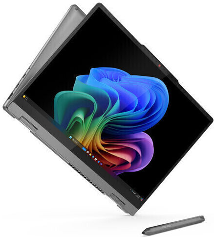 Lenovo IdeaPad 5 2-in-1 14Q8X9 14" OLED FHD+ Touchscreen (Snapdragon-X Plus X1P-42-100/16GB/1TB SSD/W11 Home) Luna Grey (GR Keyboard)