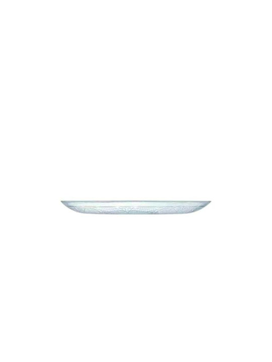 Spring Teller Untiefe Glas Transparent mit Durchmesser 33cm
