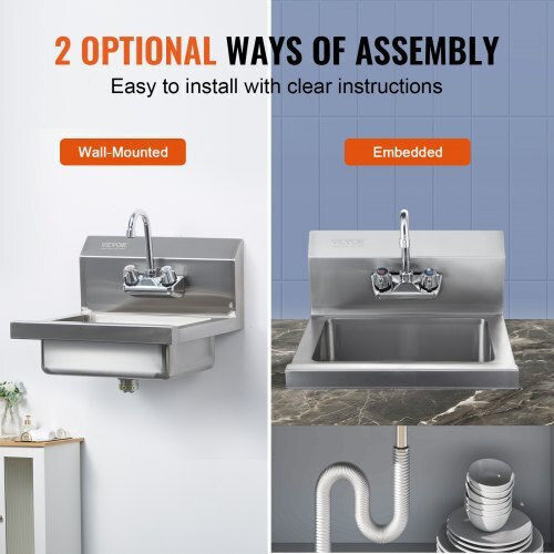 Vevor Faucet Single SYXSPWDSB1410KV62V0 43x32.5x33cm