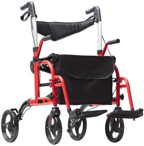 Vevor Foldable Aluminum Red Walker