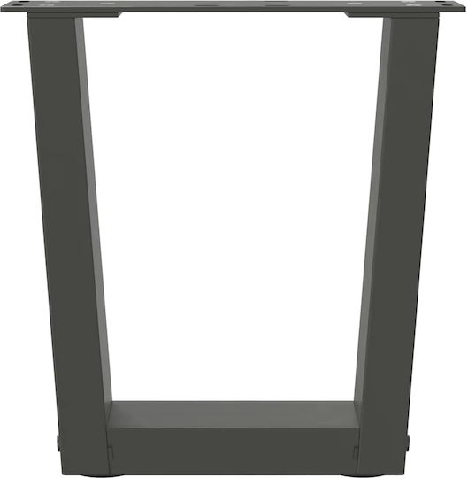 vidaXL Металик Крак На Мебел 2 Бройки Подходящ За Маса / Малка Маса / Офис 40x30см Антрацит