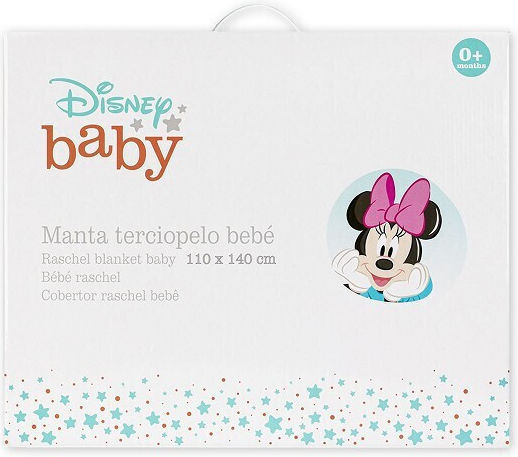 Interbaby Decke Babydecken Kinderbett Rachel Minnie Rosa 110x140cm
