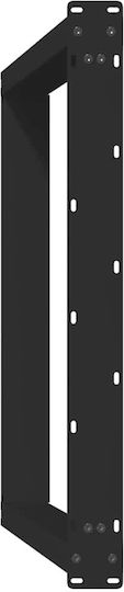 vidaXL Metallic Furniture Leg 2 Pieces Suitable for Table / Coffee Table / Office 100x72cm Black