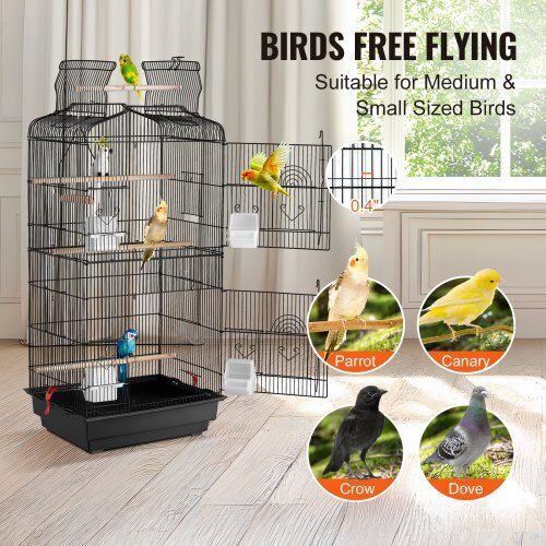 Vevor Bird Cage Black