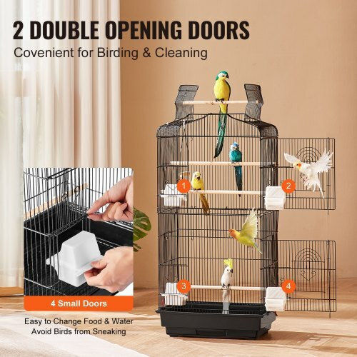 Vevor Bird Cage Black