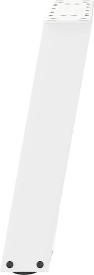 vidaXL Metallic Furniture Leg 2 Pieces Suitable for Table / Coffee Table / Office 38x72cm White