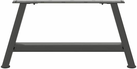 vidaXL Металик Крак На Мебел 2 Бройки Подходящ За Маса / Малка Маса 60x30см Антрацит