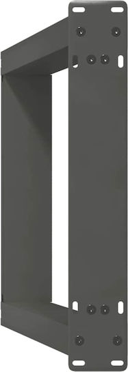 vidaXL Metallisches Möbelbein 2Stücke Für Tisch / Beistelltisch 28x72cm Anthrazit