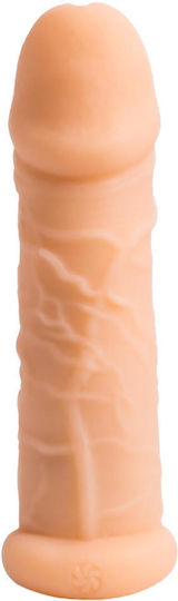Real Extra Sense Bubbles Penis Sleeve Mini Вибратор за Двойки 13.5см Розов