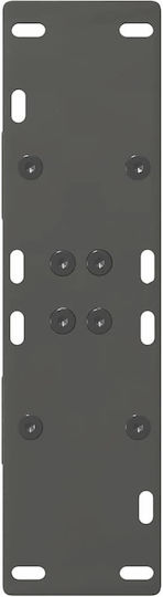 vidaXL Metallisches Möbelbein 2Stücke Für Tisch / Beistelltisch / Büro 60x72cm Anthrazit