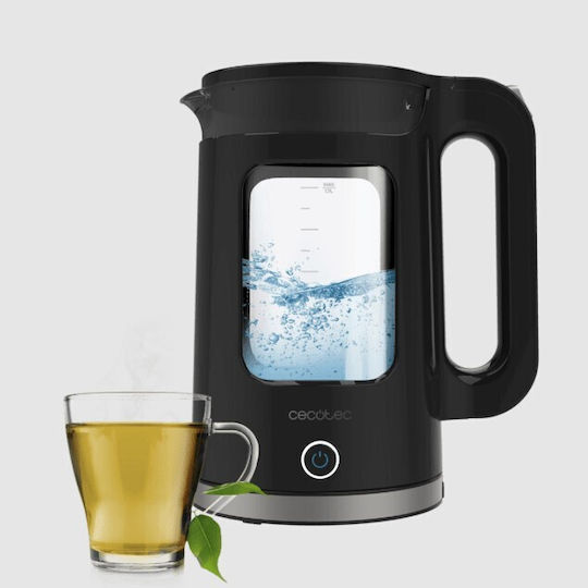 Cecotec Thermosense 330 Glassy Kettle 1.7lt 2200W Black