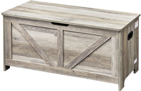 Vevor Children's Storage Box made of Wood Gray 38.98x15.55x18.9cm 1pcs