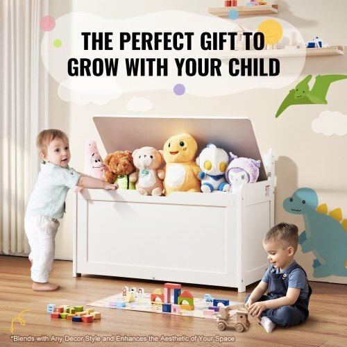 Vevor Children's Storage Box made of Wood White 83x45x61cm 1pcs