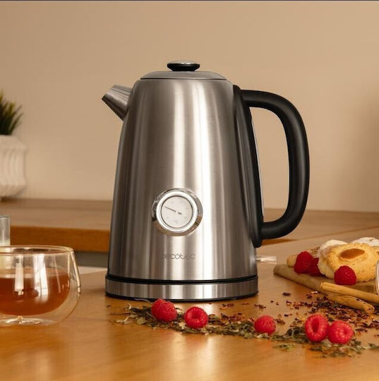 Cecotec Thermosense 620 Vintage Kettle 1.7lt 2200W Silver