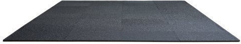 Vevor Rubber Gym Floor Puzzle Mat Black 12pcs