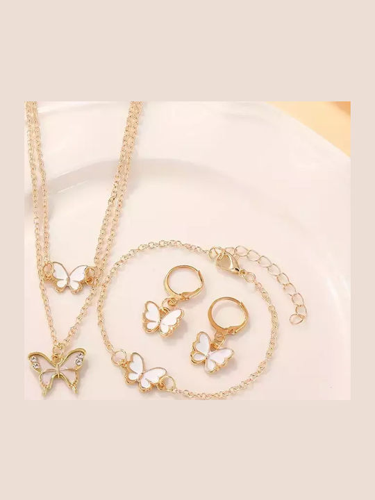 Set with Necklace , Earrings & Bracelet