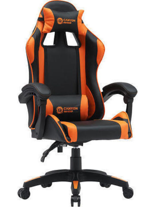 Canyon Vigil Artificial Leather Gaming Chair Black