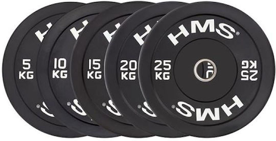 HMS Scheibenset Olympischen Typs Gummierte 1 x 20kg Φ50mm