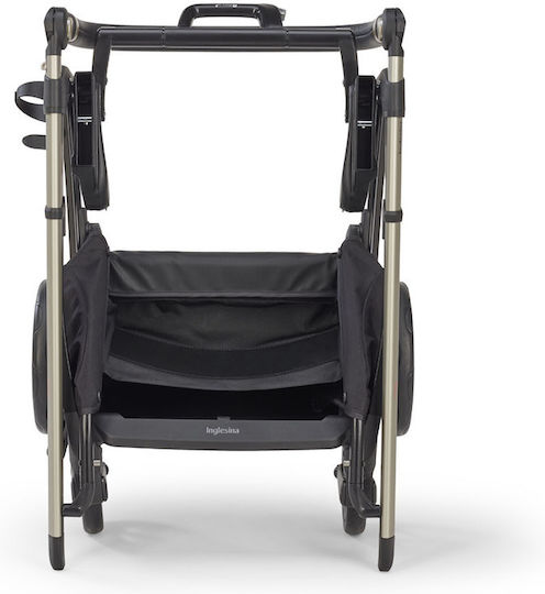 Inglesina Electa 2025 Adjustable Baby Stroller Suitable for Newborn Upper Black / Iridium 8.7kg