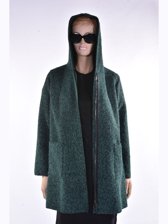 Raiden Women's Wool Coat Green