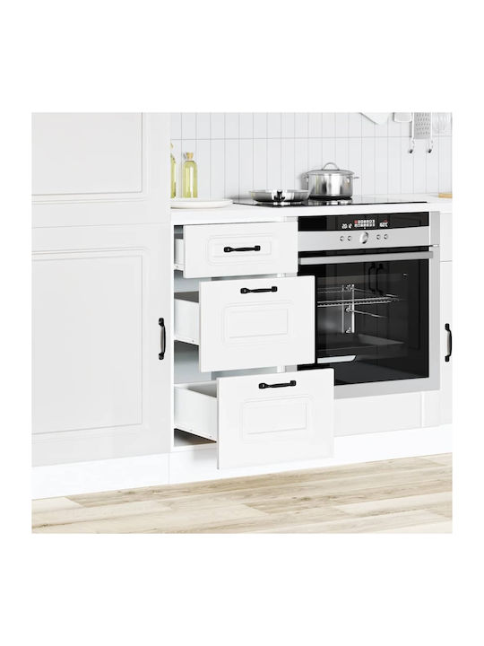 Kalmar Kitchen Floor Drawer Unit White 31.5x46x81.5pcs