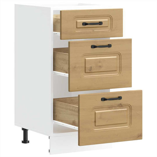 Kalmar Comodă de Bucătărie de Podea Artisan Oak 40x46x81.5buc