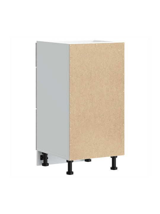 Lucca Kitchen Floor Drawer Unit Sonoma Grey 40x46x81.5pcs