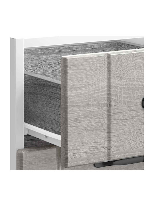 Lucca Kitchen Floor Drawer Unit Sonoma Grey 40x46x81.5pcs
