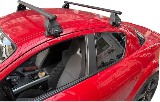 Menabo Μπάρες Οροφής Μεταλλικές για Mazda RX-8 2003-2012 (Σετ με πόδια)