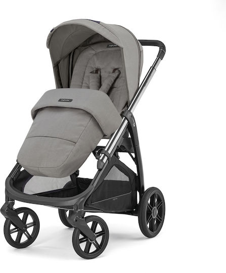 Inglesina Aptica Quattro Darwin Infant Recline Ρυθμιζόμενο Καρότσι 3 σε 1 Kατάλληλο για Nεογέννητο Platinum Grey / Litio Black 10.4kg