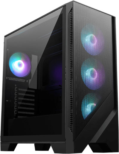 Vengeance Gotham-V8 MSI Edition Gaming Desktop PC (Ryzen 7-5700X/32GB DDR4/512GB SSD/GeForce RTX 4060/No OS)