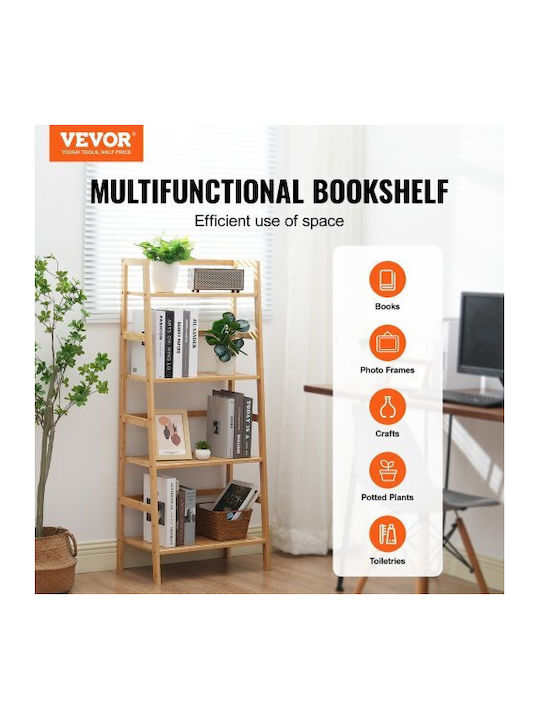 Beige Bookcase 53x32x125cm